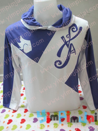 เสื้อตัดตามแบบ มีฮู้ด เสื้อกีฬาสี สีม่วง