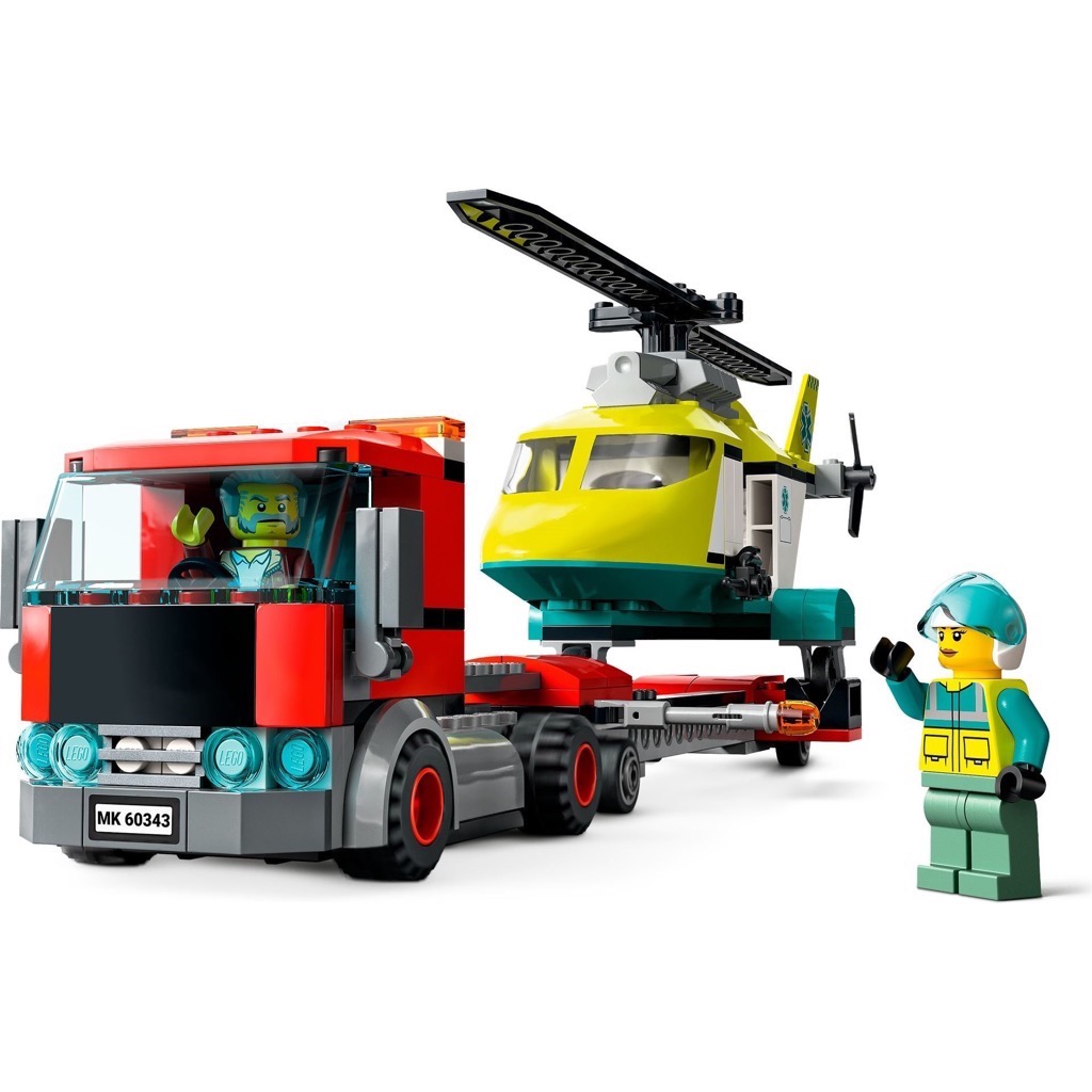 เลโก้ LEGO City 60343 Rescue Helicopter Transport