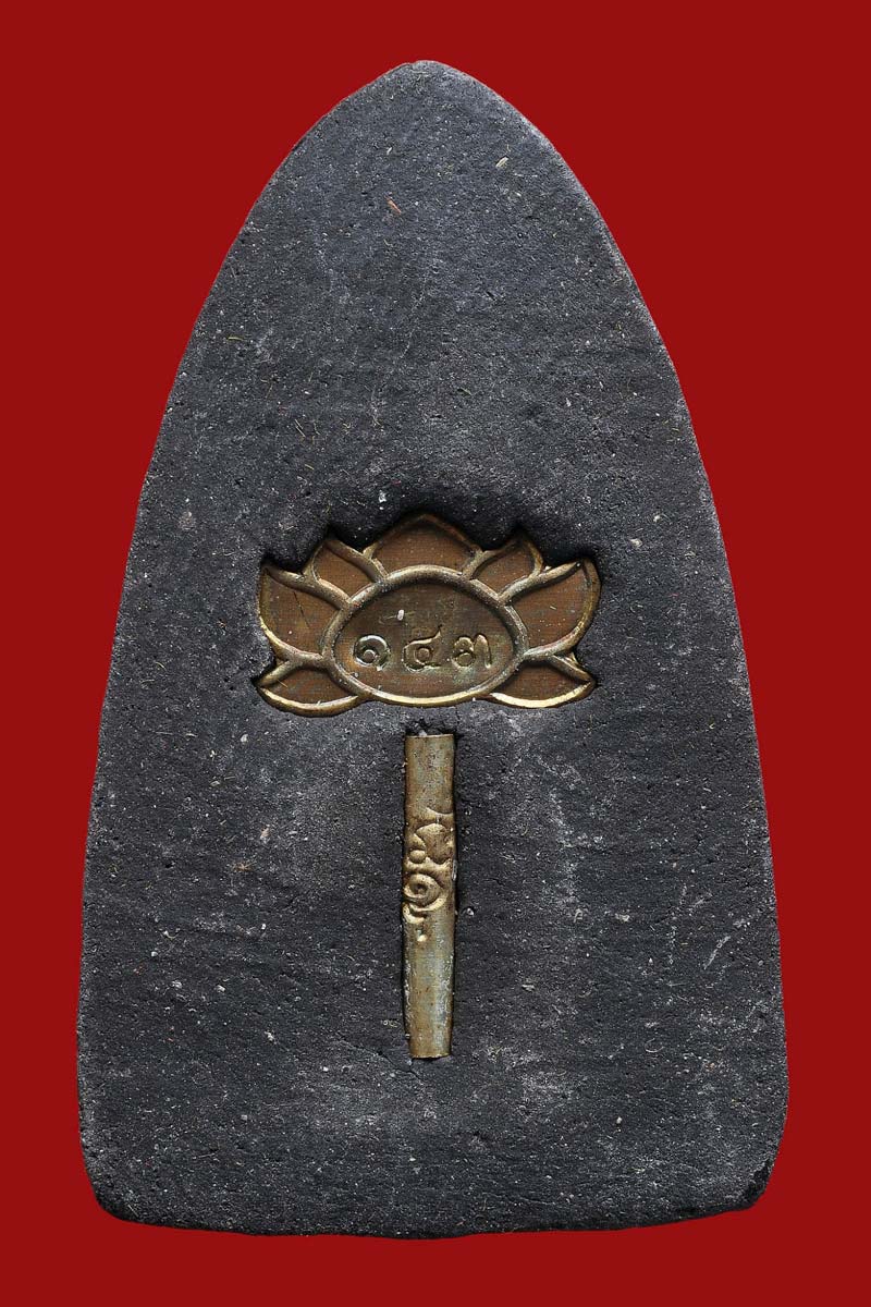 หลวงปู่ทวด พิมพ์ 2497 ย้อนยุค พิมพ์เอใหญ่ ตะกรุดฝาบาตร