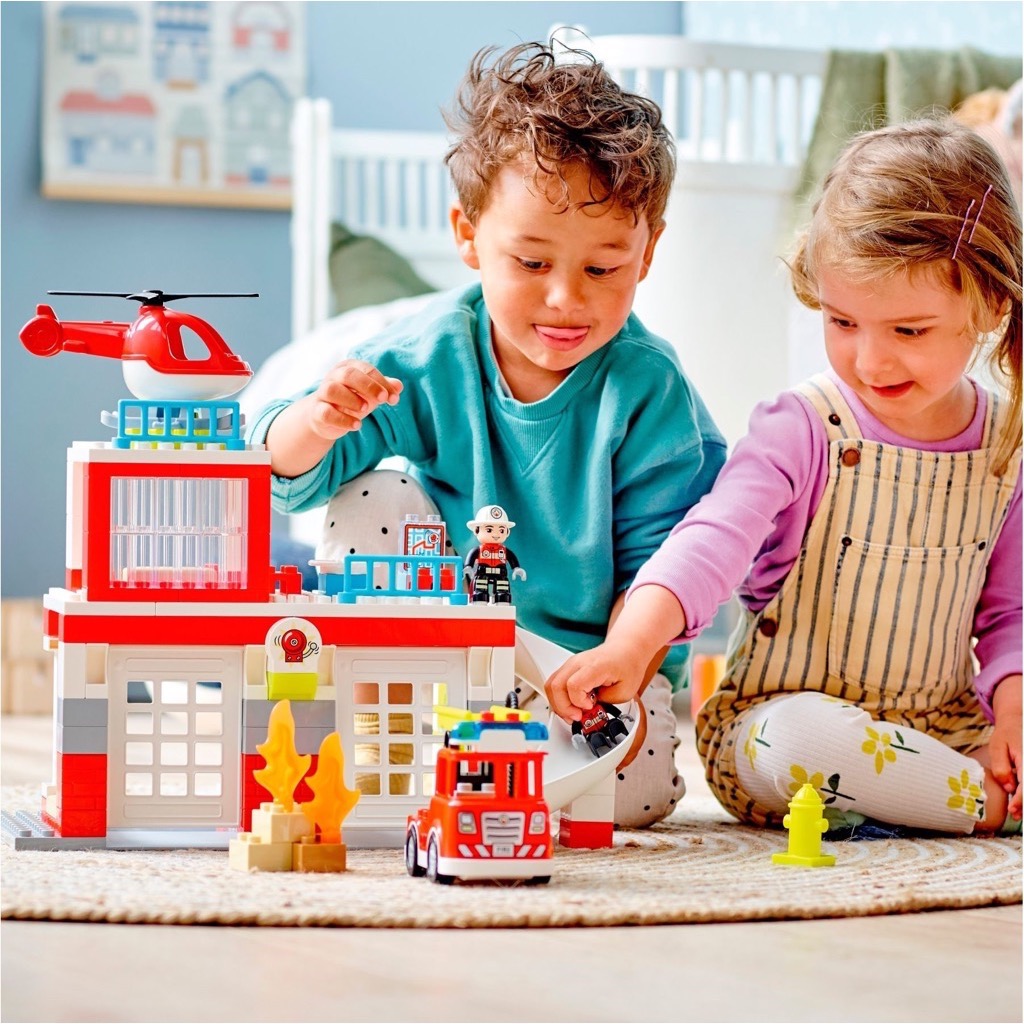 เลโก้ LEGO Duplo 10970 Fire Station & Helicopter