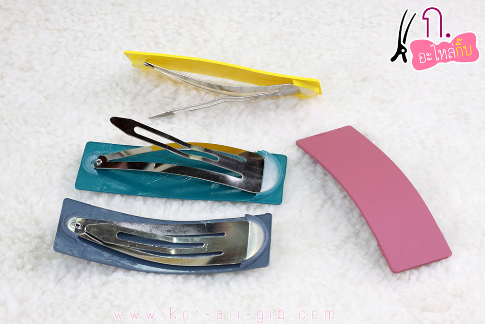 โครงกิ๊บพลาสติก 4 สี แพค 4 ตัว#GG28