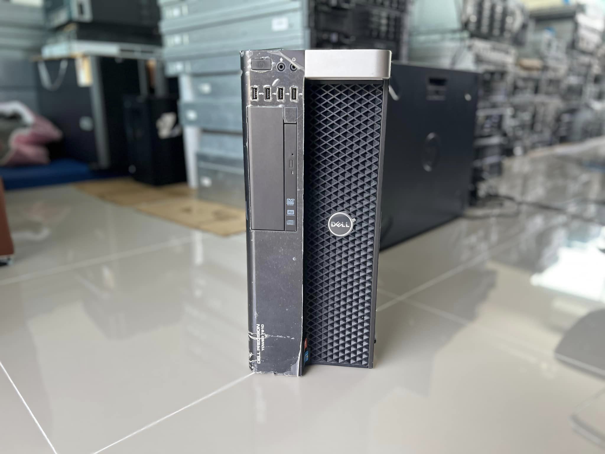 Dell T7810 2cpu 32gb 28Cores เวิร์คสเตชั่นมือสองพร้อมใช้งาน