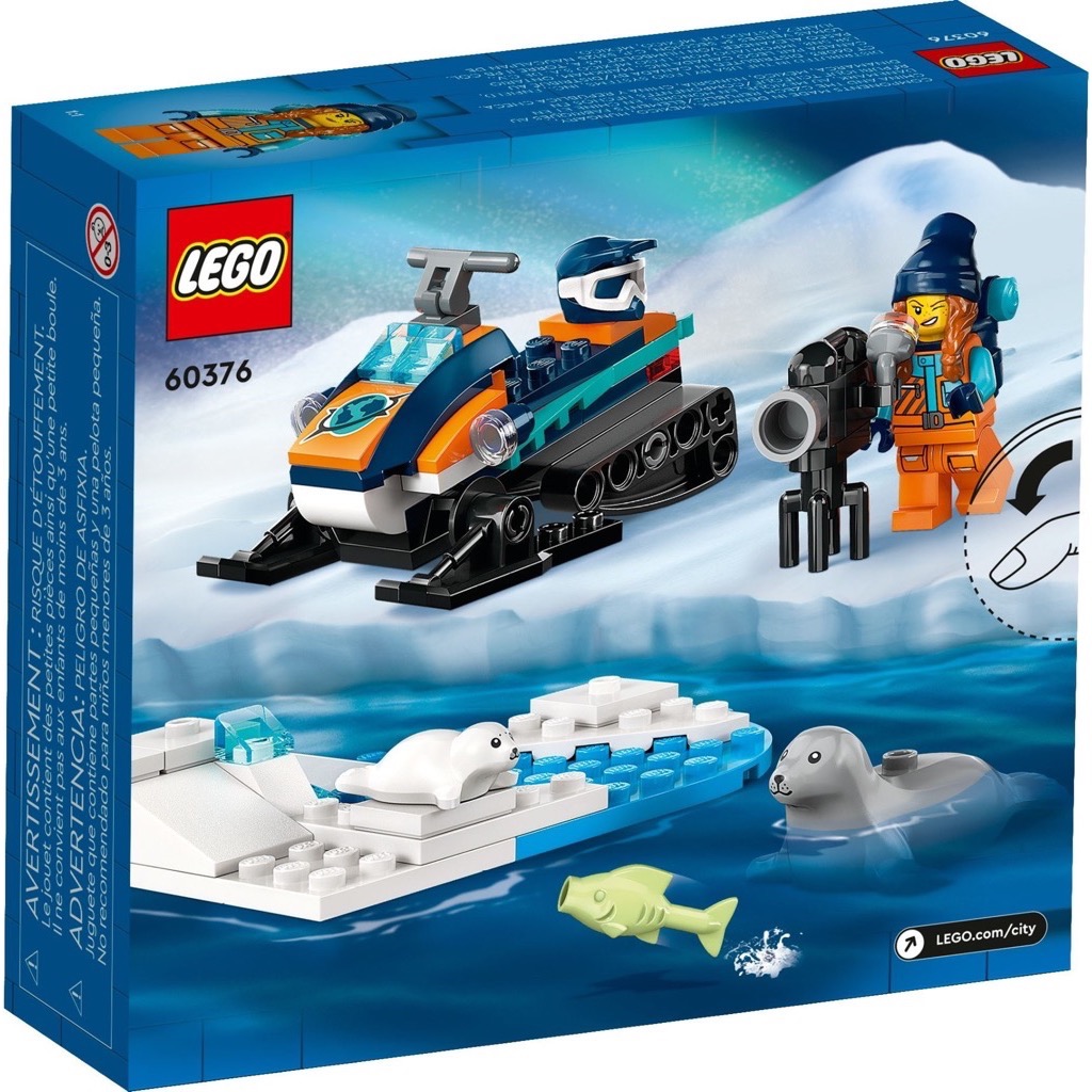 เลโก้ LEGO City 60376 Arctic Explorer Snowmobile