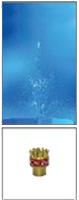 หัวน้ำพุสามชั้นทองเหลือง ขนาด 0.5 นิ้ว (จิ๋ว) - King Star > MARS มาร์ส (หัวสามชั้น)