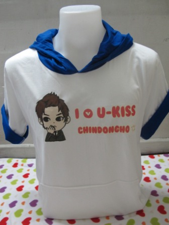 เสื้อฮู้ด i love U-KISS