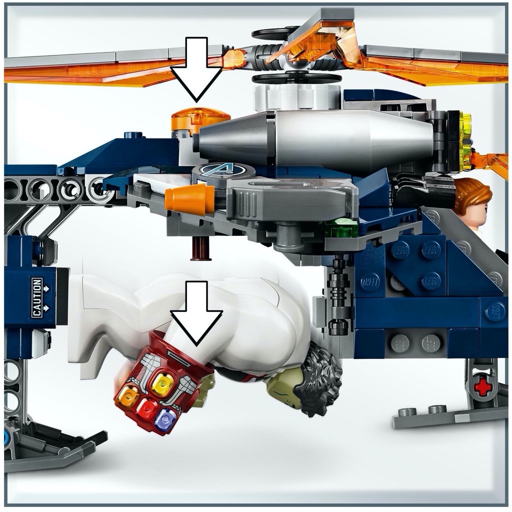 LEGO Super Heroes 76144 Hulk Helicopter Drop