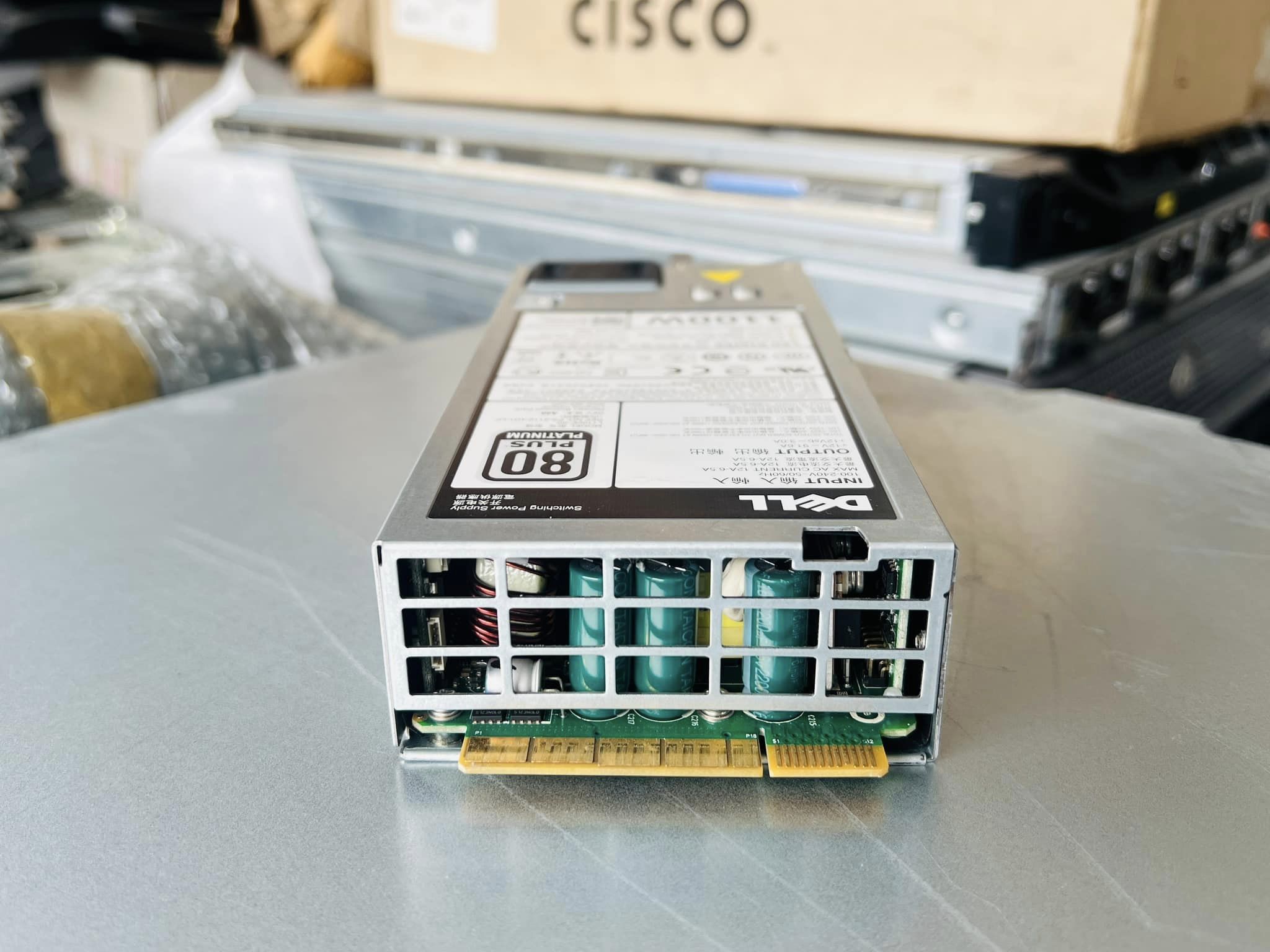 power supply 1100w for dell R720 R720XD R620 R520 T620 T320 T420 พาวเวอร์ซัพพลายเดลมือสองพร้อมใช้งาน