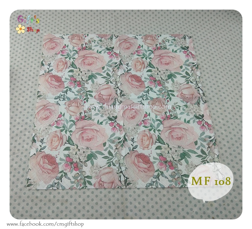 กระดาษแนปกิ้นยุโรป, Gorgeous Roses, ลายดอกไม้, ลายดอกกุหลาบ, ลายดอกไม้สีชมพู, ลายดอกกุหลาบสีชมพู, ลายดอกกุหลาบสีชมพูอ่อน, ลายดอกกุหลาบใบกุหลาบ, ลายดอกไม้สีขาว, พื้นหลังสีขาว