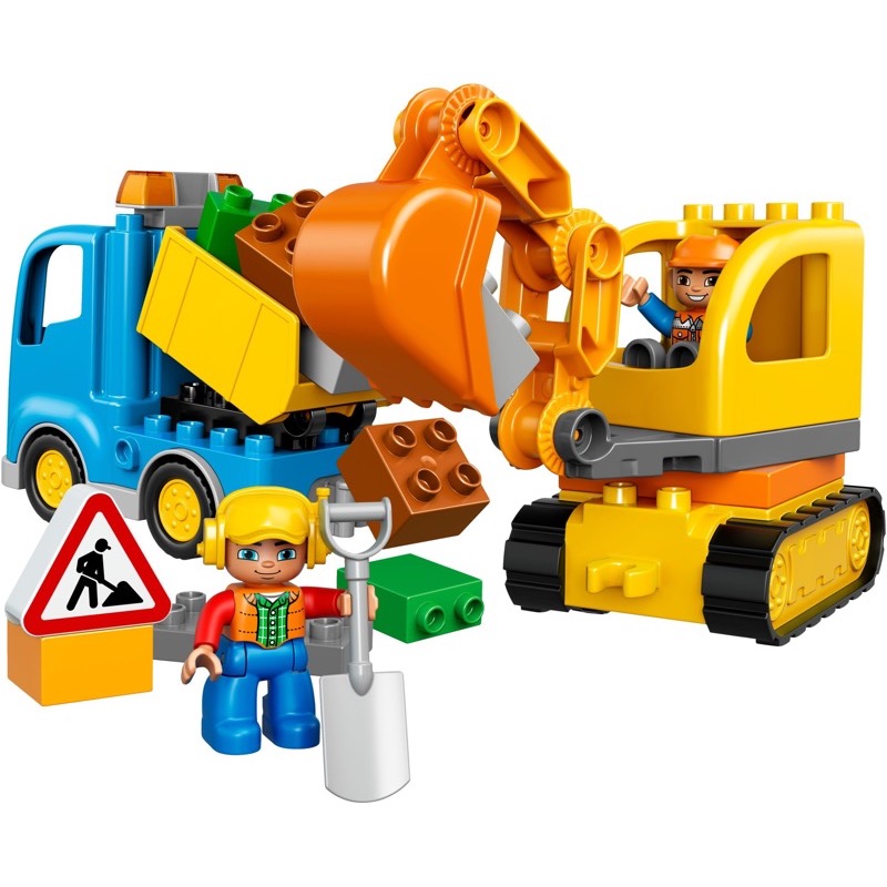 LEGO Duplo 10812 Truck & Tracked Excavator