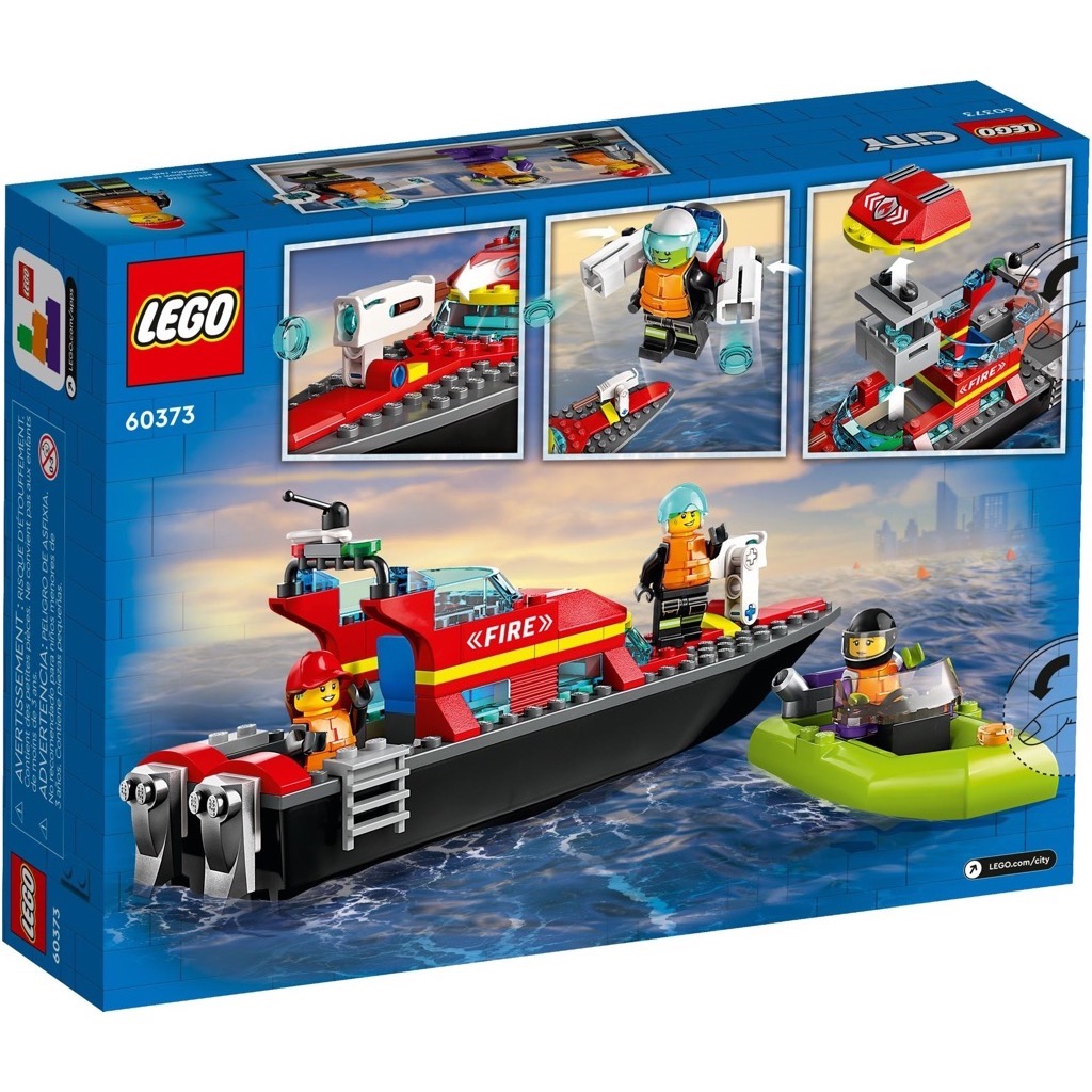 เลโก้ LEGO City 60373 Fire Rescue Boat