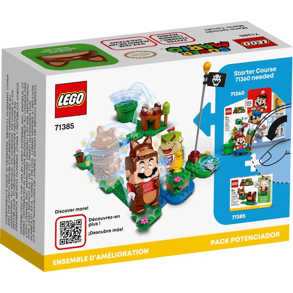 เลโก้ LEGO Super Mario 71385 Tanooki Mario Power-Up Pack