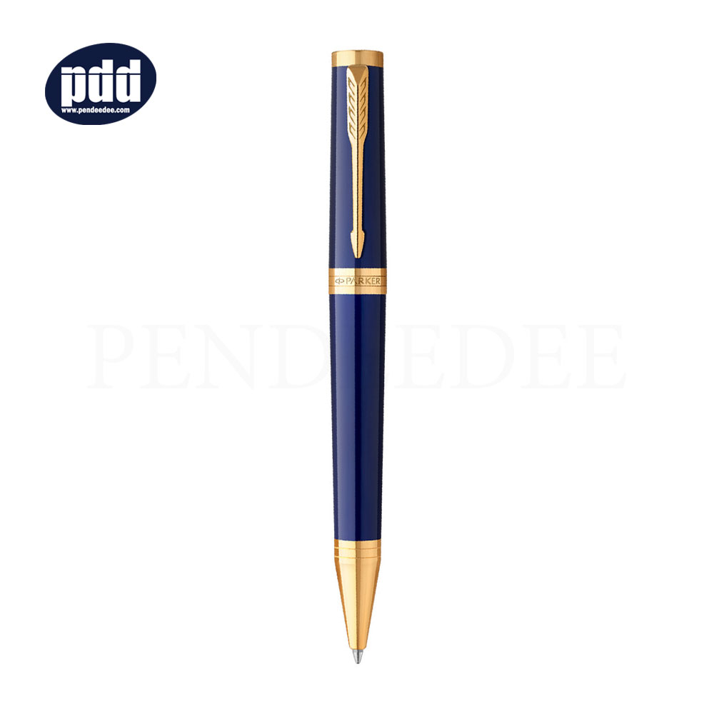 PARKER Ingenuity Blue GT Ballpoint Pen ปากกาลูกลื่น ป๊ากเกอร์ อินจินิวอิตี้ สีน้ำเงิน คลิปทอง