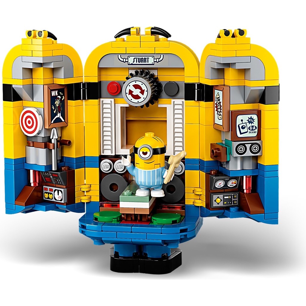 เลโก้ LEGO Minions 75551 Brick-built Minions and their Lair