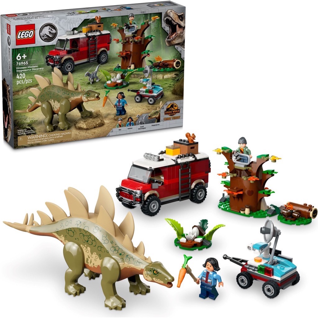 เลโก้ LEGO Jurassic World 76965 Dinosaur Missions: Stegosaurus Discovery
