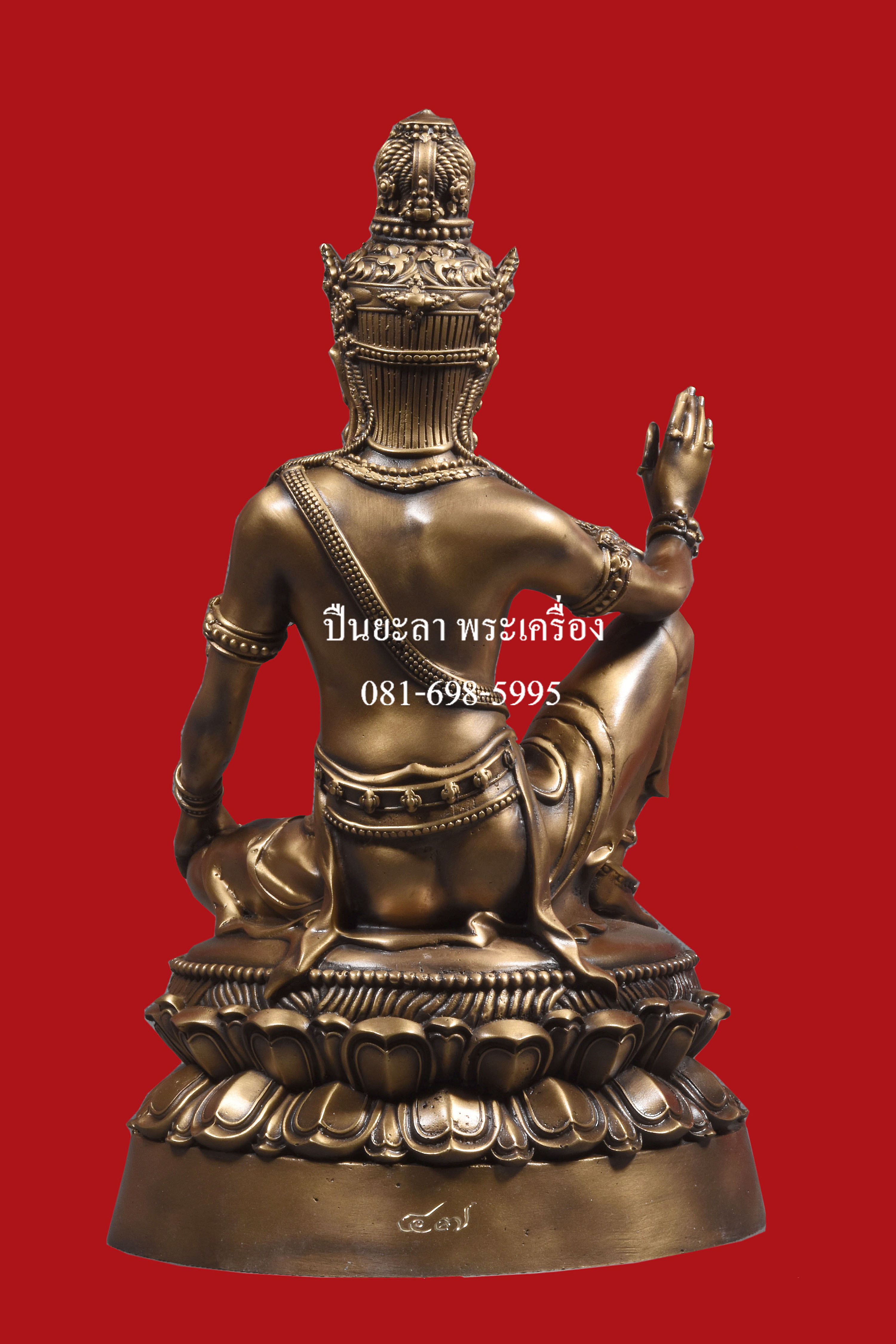 รูปหล่อบูชาจตุคามรามเทพ รุ่นโครตเศรษฐี 2 เนื้อทองชนวน ผิวซาติน หน้าตัก 5 นิ้ว ชุดกรรมการ ปี 2566 พิธีดี น่าเก็บ หายากมาก