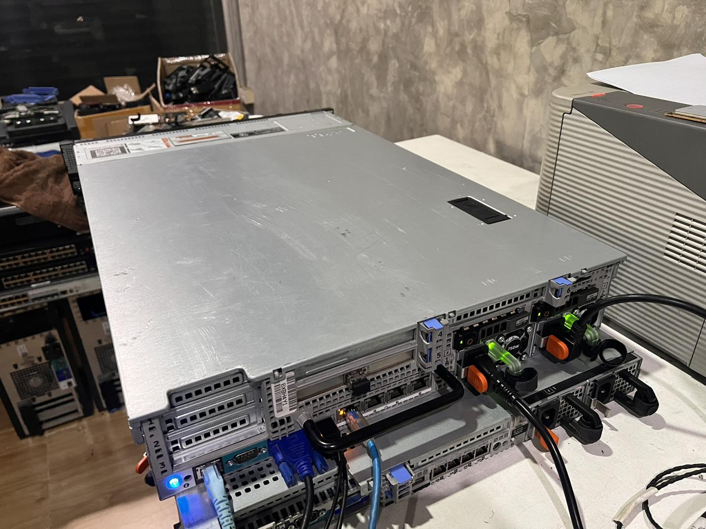 server dell r720xd 2cpu 32gb hdd 24ลูก เซิฟเวอร์มือสองพร้อมใช้งาน