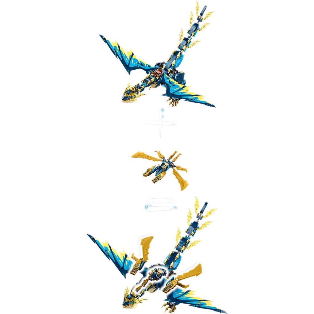 เลโก้ LEGO Ninjago 71796 Elemental Dragon vs. The Empress Mech