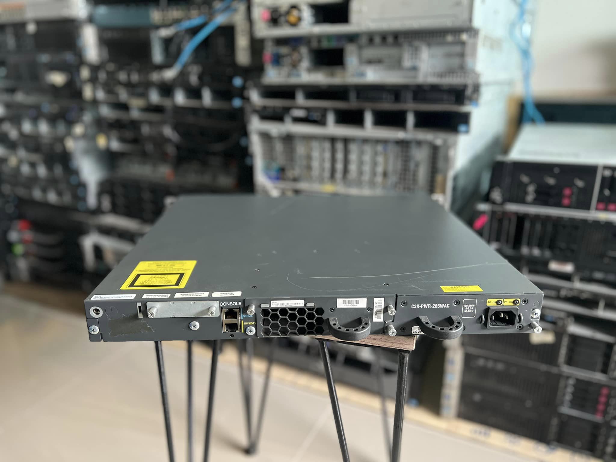 cisco 3560E 24port Gigabits 10GE layer3 สวิทซิสโก้มือสองพร้อมใช้งาน