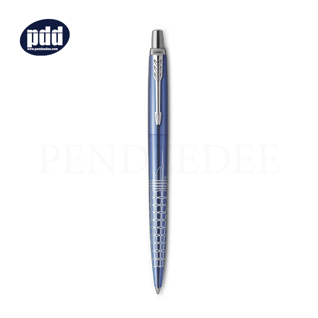 PARKER Jotter Special Edition Global Icons Seoul Ballpoint Pen ปากกาลูกลื่น ป๊ากเกอร์ จ๊อตเตอร์ สเปเชียล อิดิชั่น โกบอล โซล สีฟ้า