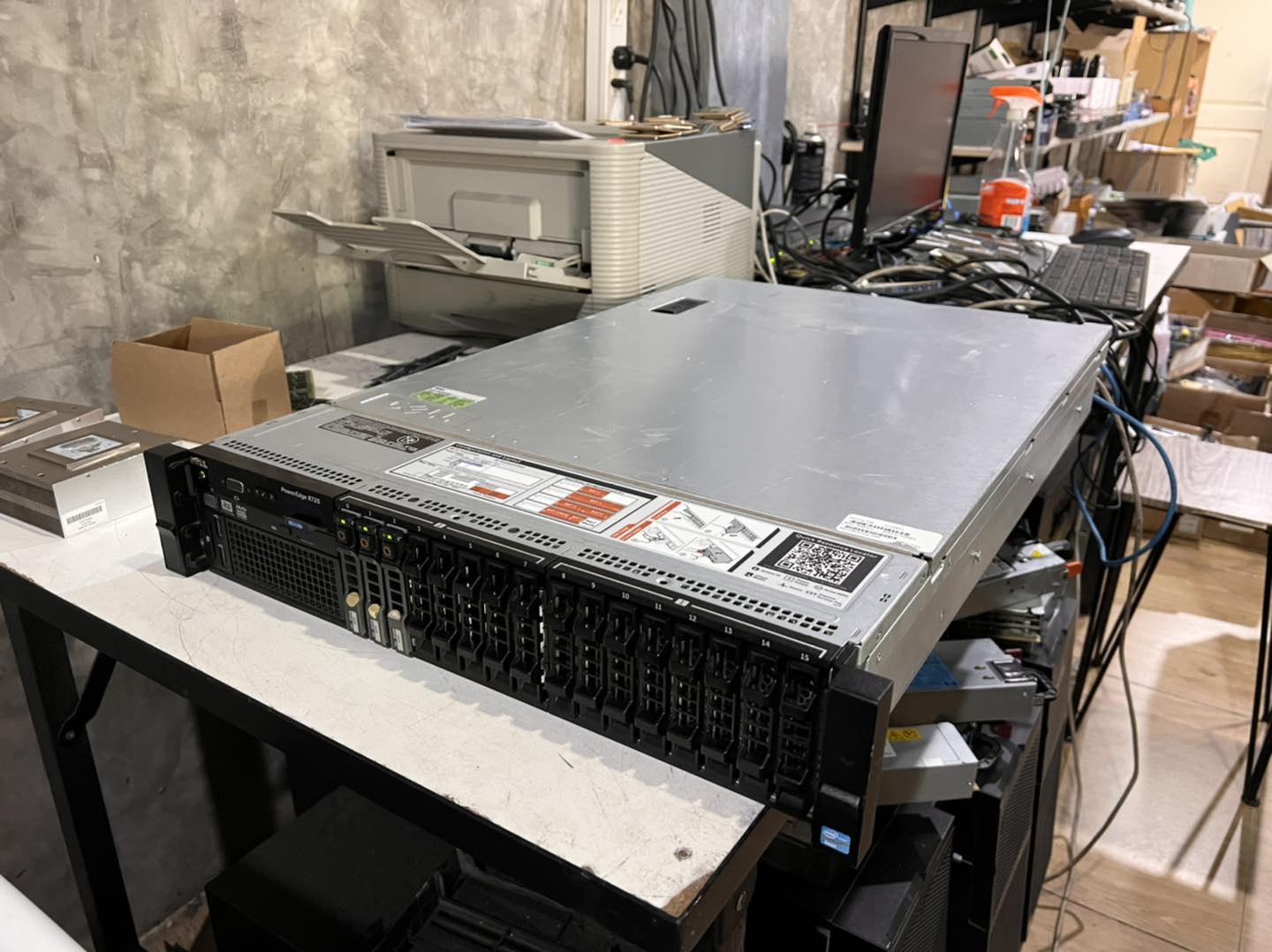 Server dell r720 2cpu 32gb 20cores เซิฟเวอร์มือสองพร้อมใช้งาน
