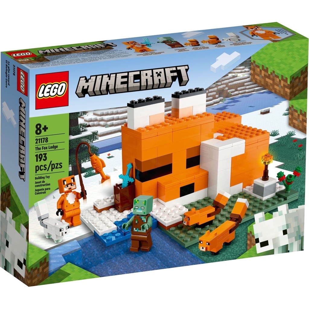 เลโก้ LEGO Minecraft 21178 The Fox Lodge