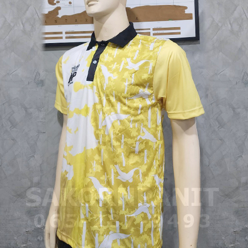 โปโล"สีเหลืองลายพราง(ผ้ากีฬา รุ่นใหม่) /อุทยาน
