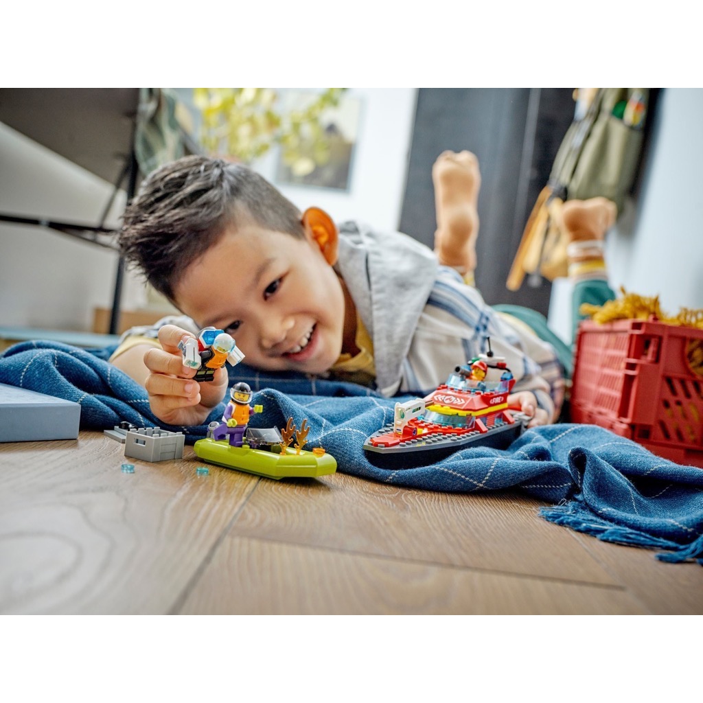 เลโก้ LEGO City 60373 Fire Rescue Boat