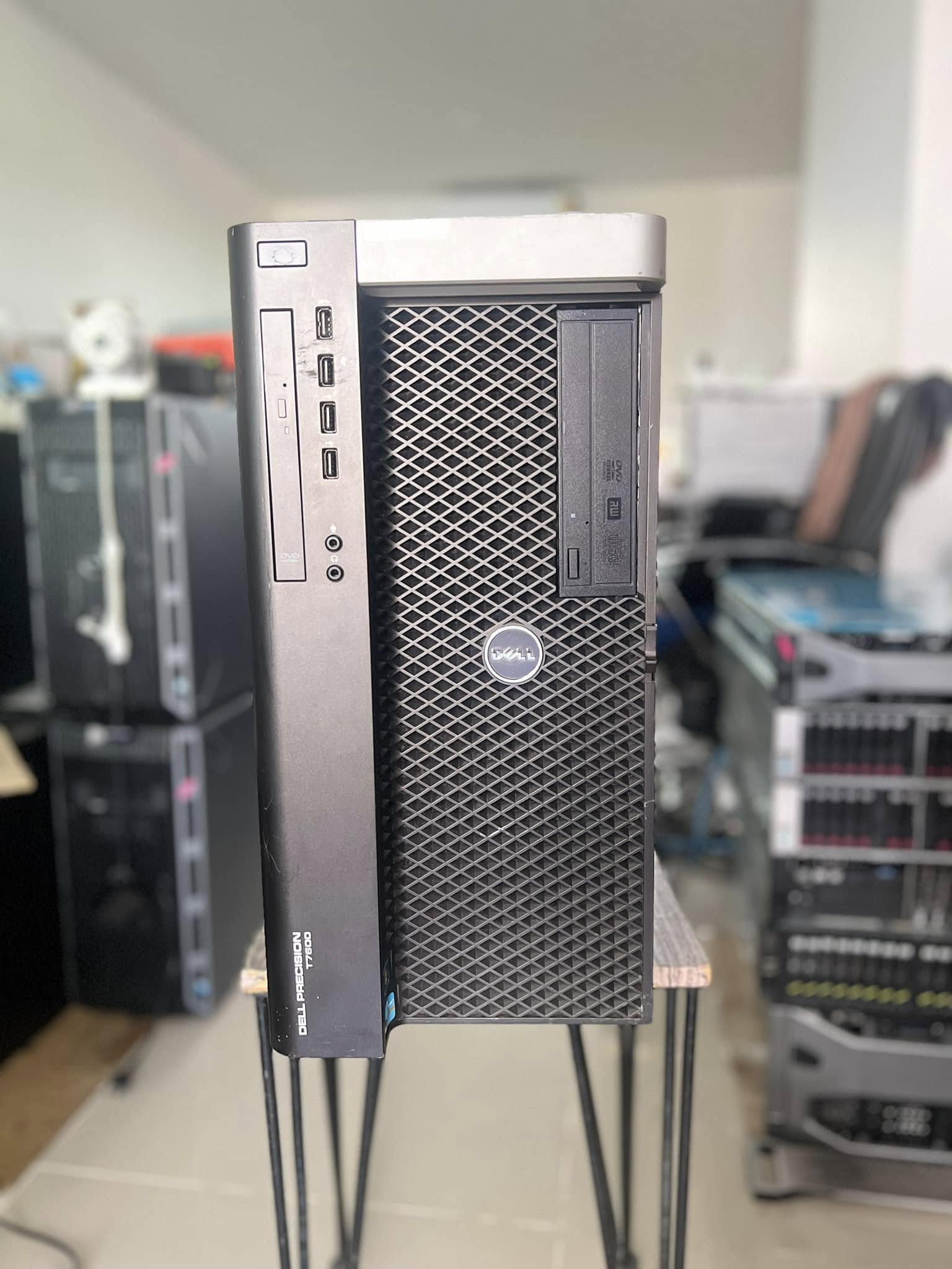 Dell Precision T7600 64gb 2cpu ssd H310 เวิร์คสเตชั่นเดลมือสองพร้อมใช้งาน