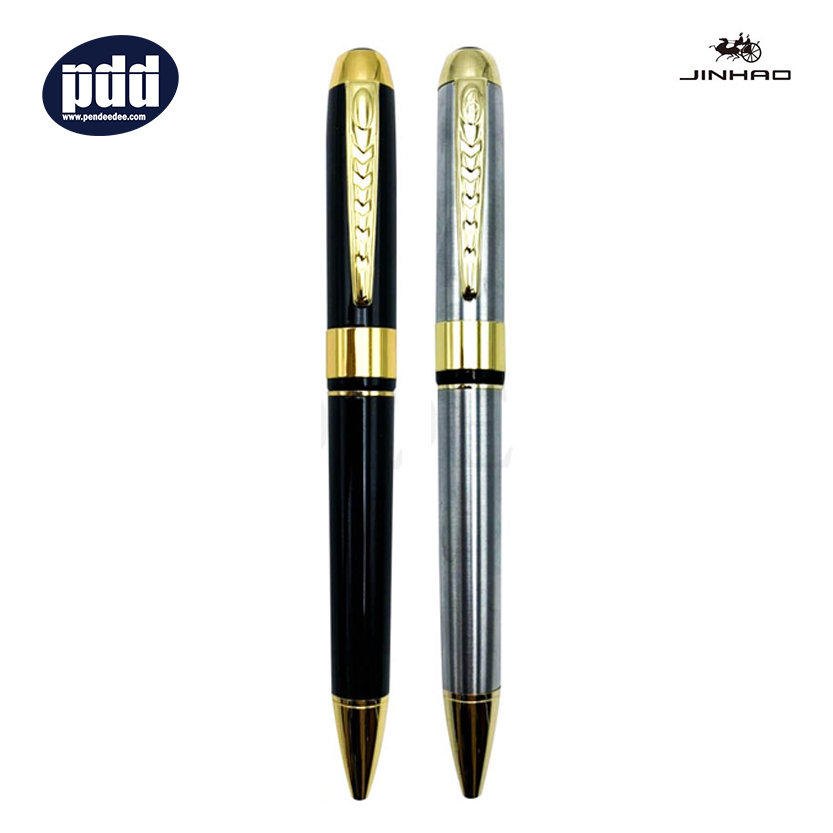 JINHAO ปากกาลูกลื่น จินห่าว เอ็กซ์250 JINHAO X250 Silver GT Ballpoint Pen