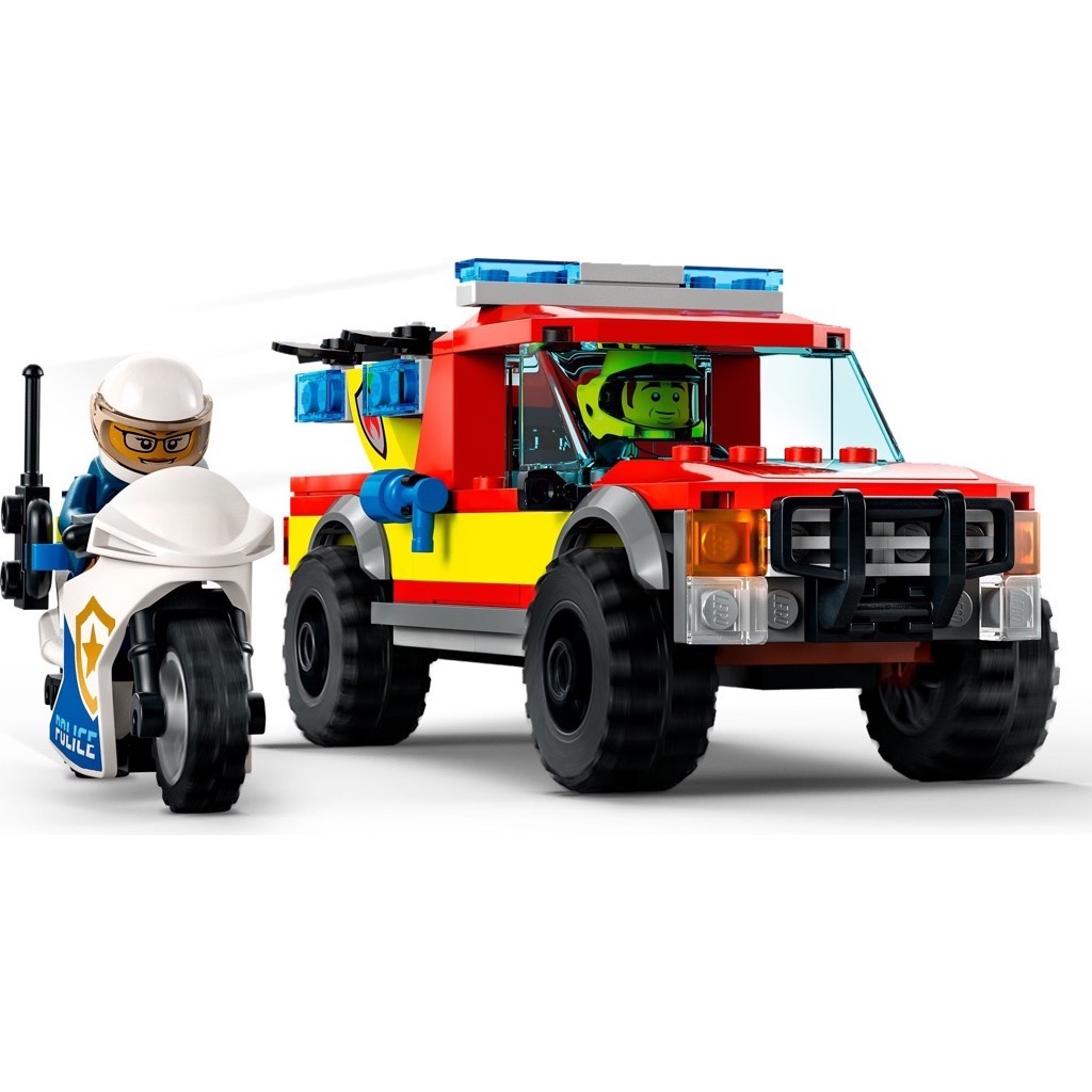เลโก้ LEGO City 60319 Fire Rescue & Police Chase