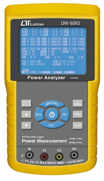 LUTRON DW-6093 Phase Power Analyzer