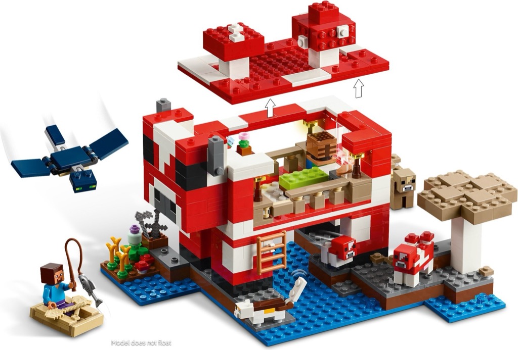 เลโก้ LEGO Minecraft 21270 The Mooshroom House