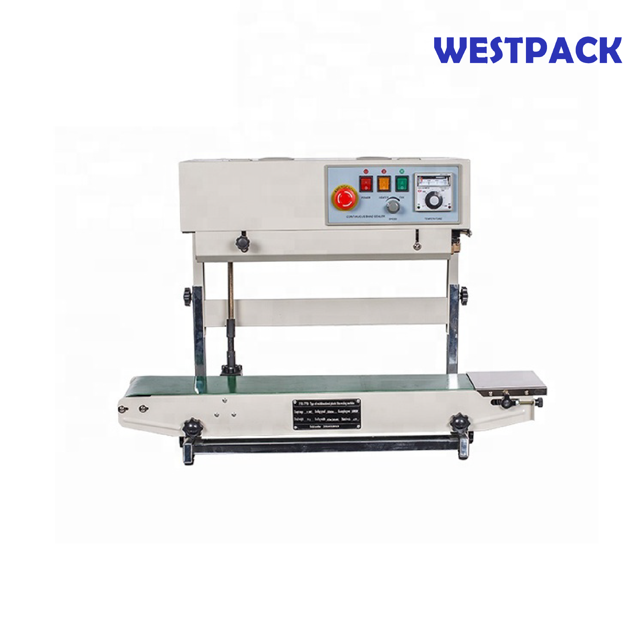 เครื่องซีลสายพานต่อเนื่องแนวตั้ง WESTPACK รุ่น FR880LW SS