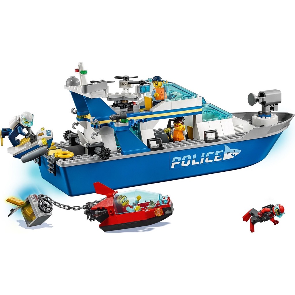 เลโก้ LEGO City 60277 POLICE PATROL BOAT