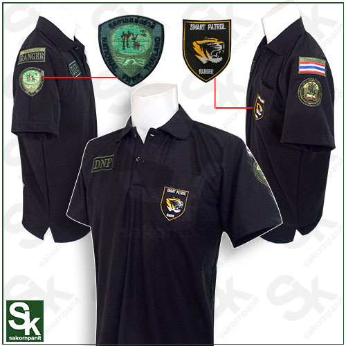 โปโลดำ SMART PATROL /อาร์มเขียว (ส่วนอุทยาน)**