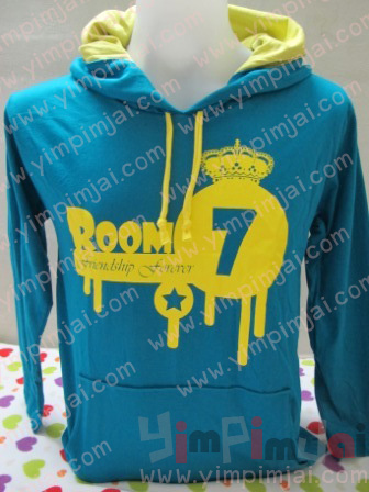 เสื้อรุ่น ห้อง 7 เสื้อมีหมวกฮู้ด มีหูแมว