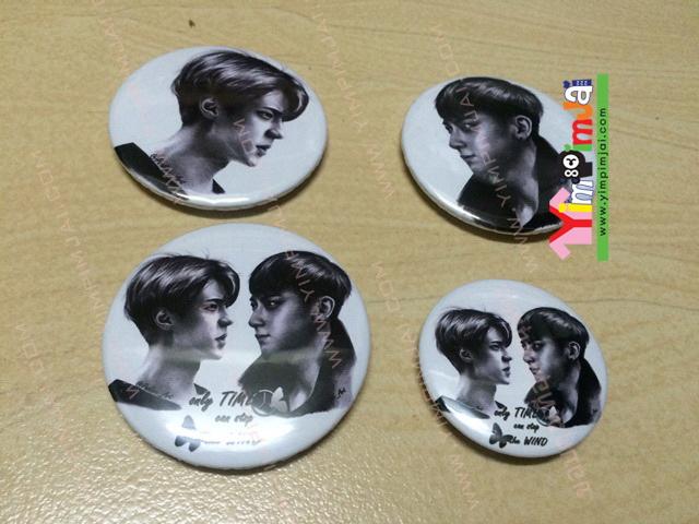 เข็มกลัด แฟชั่น สะสม ลายตามสั่ง รูปนักร้องเกาหลี