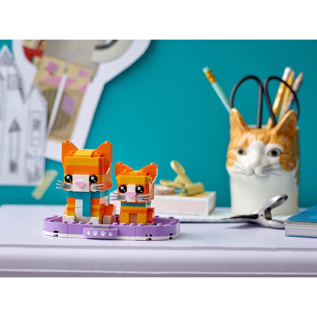 เลโก้ LEGO BrickHeadz 40480 Ginger Tabby