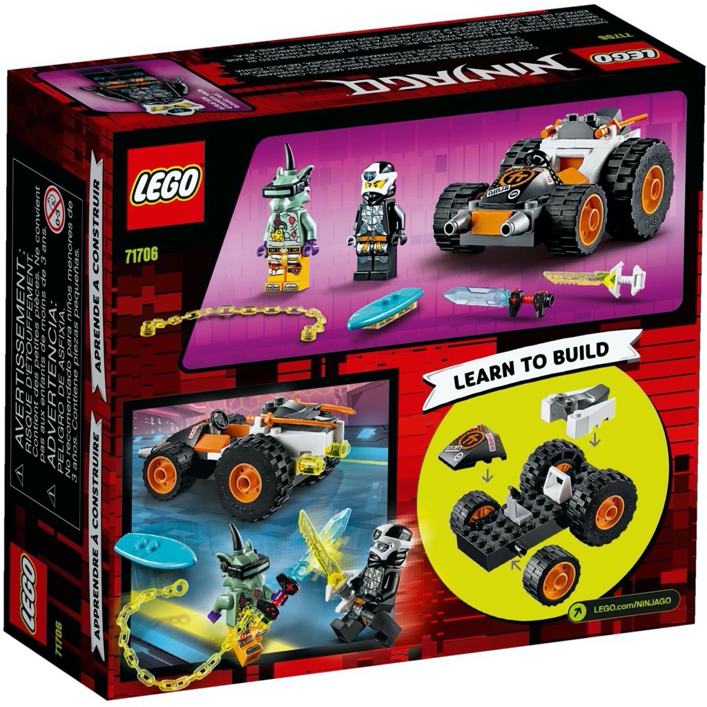เลโก้ LEGO Ninjago 71706 Cole's Speeder Car
