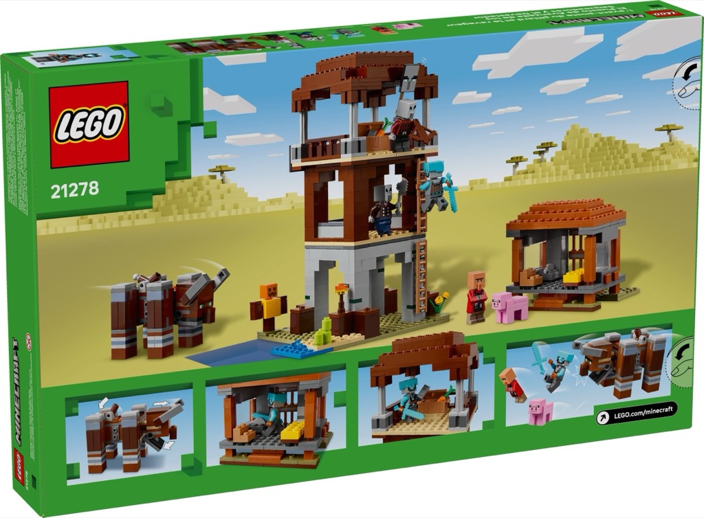 เลโก้ LEGO Minecraft 21278 The Pillager Outpost and Ravager