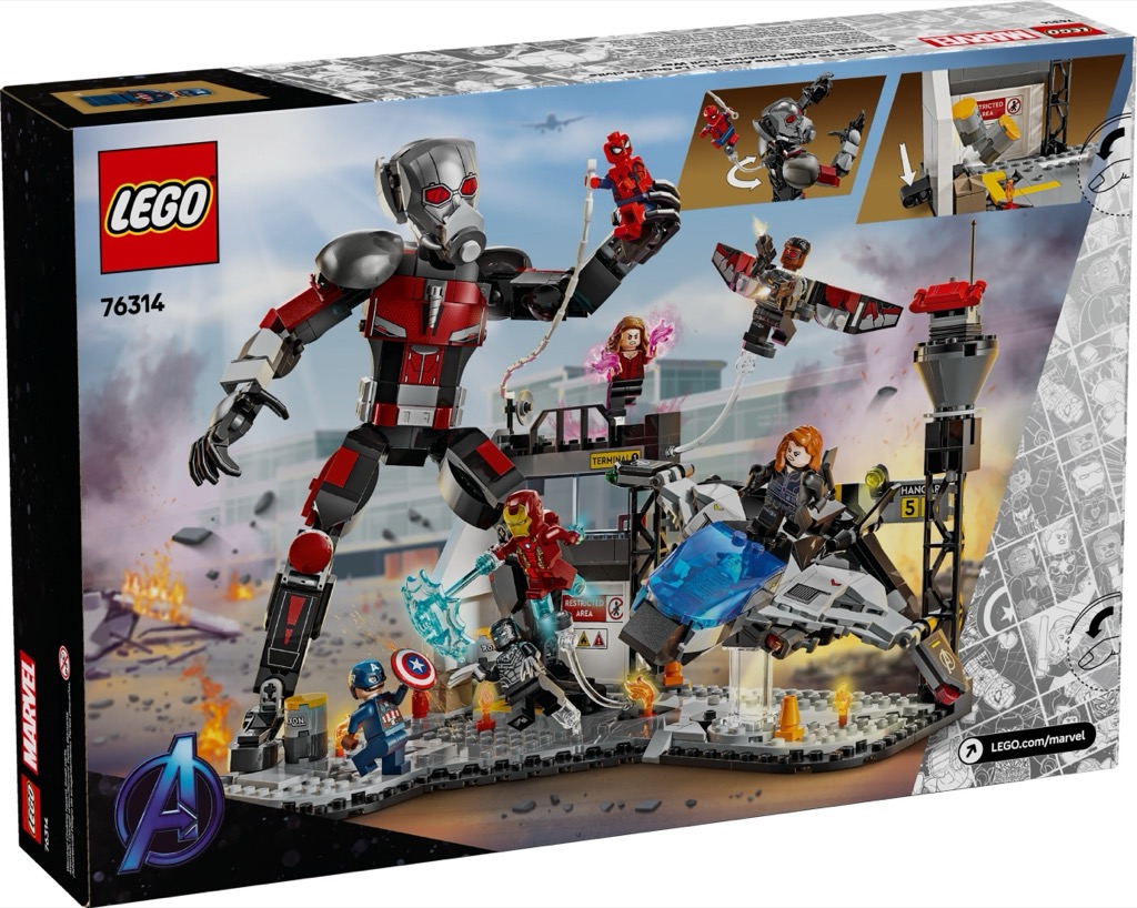 เลโก้ LEGO Super Heroes 76314 Captain America: Civil War Action Battle