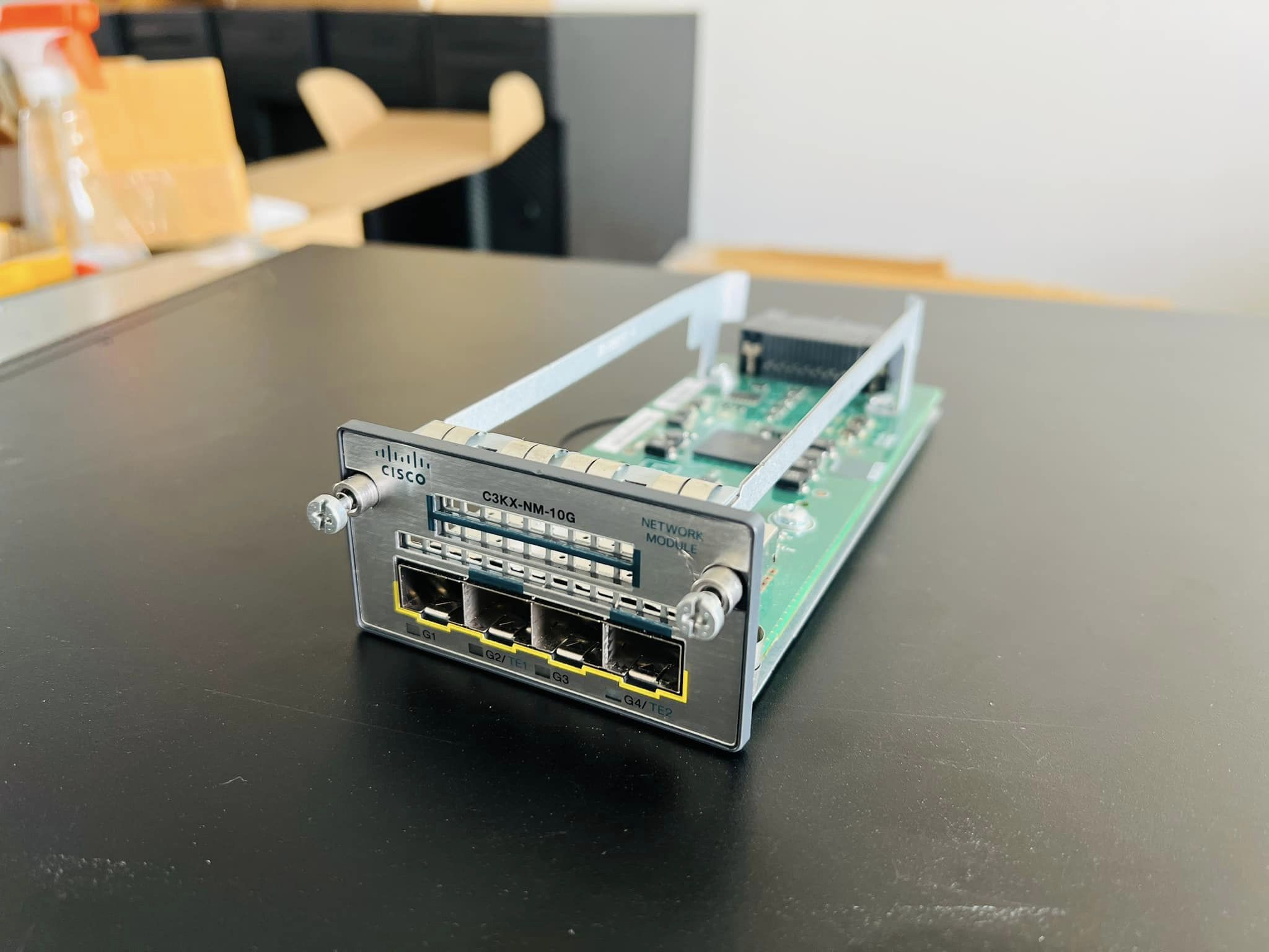 Module Cisco C3KX-NM-10G 4 sfp for 3560x 3750x มือสองพร้อมใช้งาน