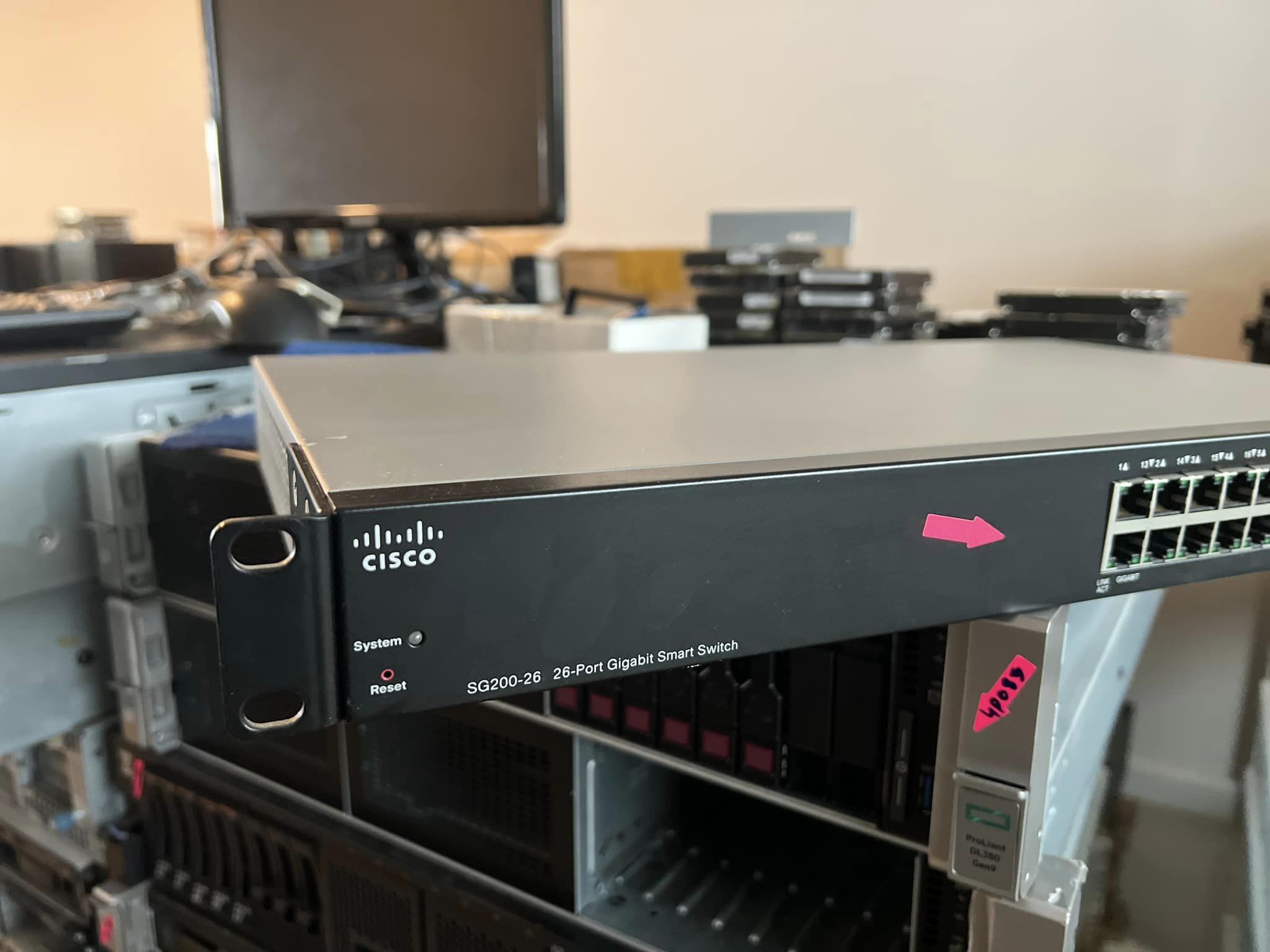 Cisco SG200-26 Switch Gigabit สวิทซิสโก้มือสองพร้อมใช้งาน