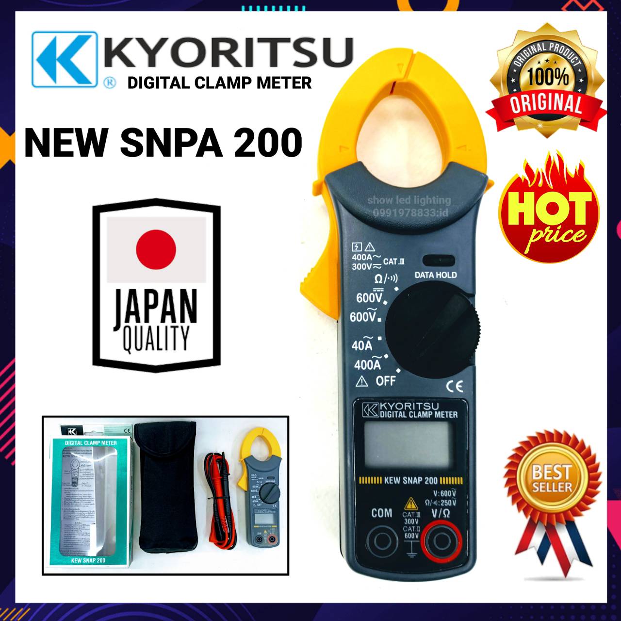 KYORITSU KEW SNAP200 Digital Clamp Meter