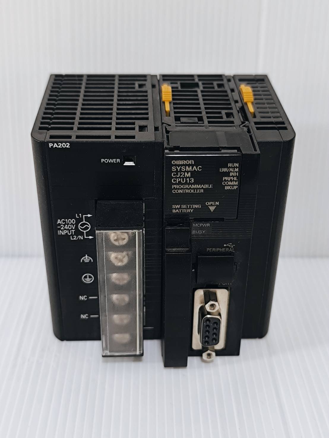 CJ2M-CPU13 + CJ1W-PA202 (สินค้ามือสอง)