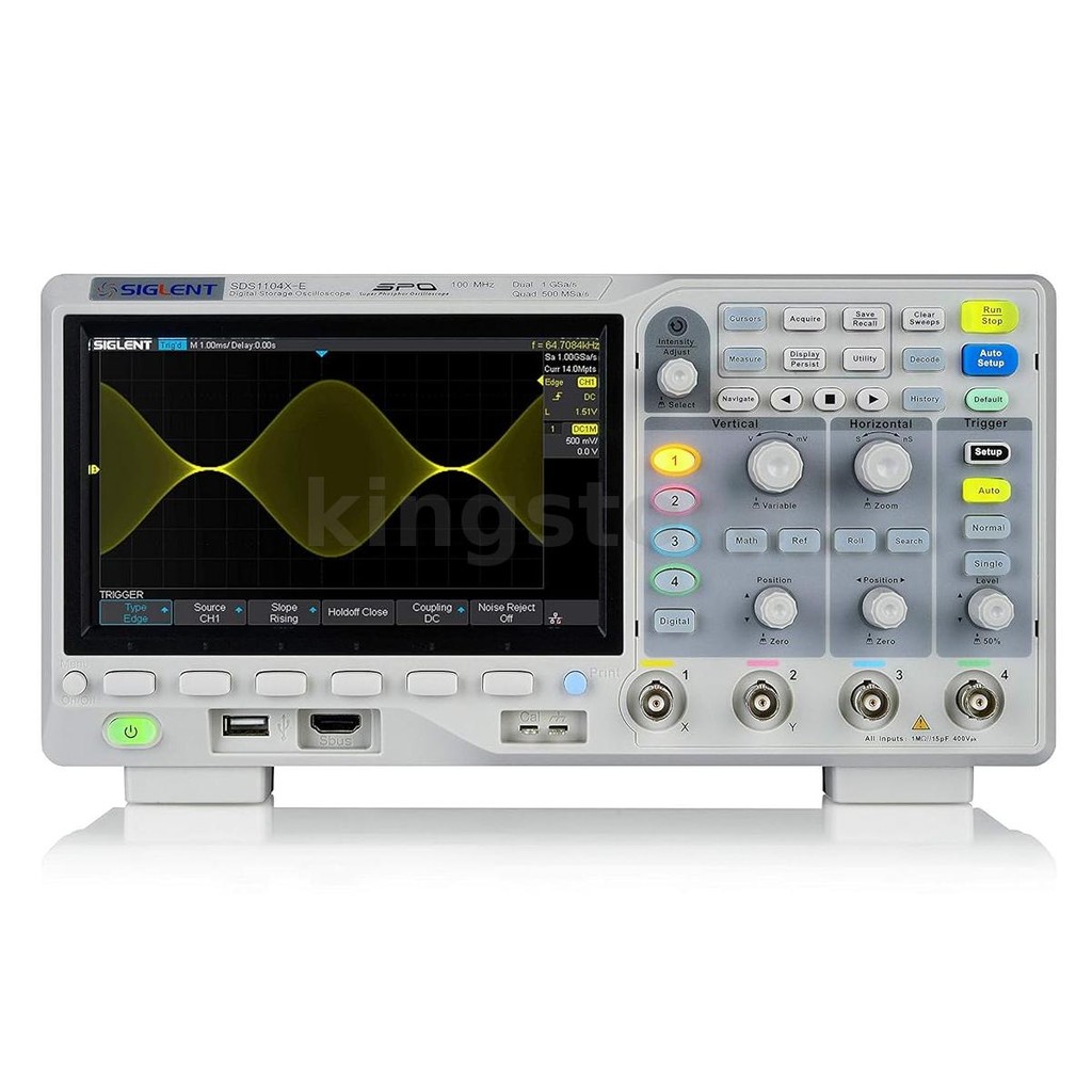 SIGLENT SDS1104X-E (100 MHz) Digital Oscilloscope