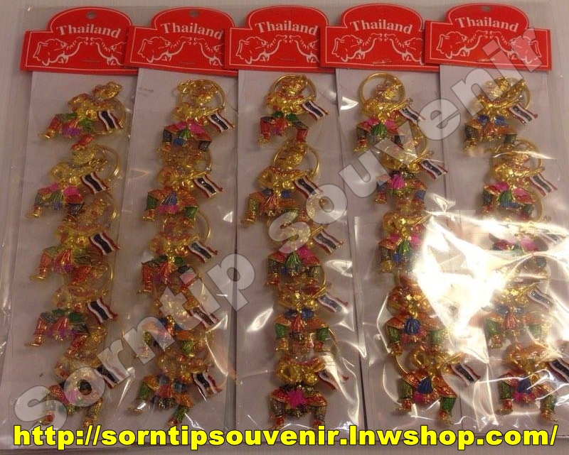พวงกุญแจโขนยักษ์ THAILAND โลหะ