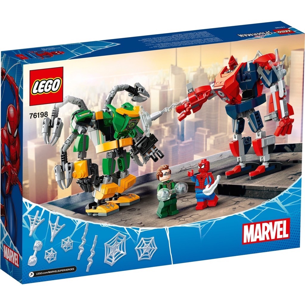 เลโก้ LEGO Super Heroes 76198 Spider-Man & Doctor Octopus Mech Battle