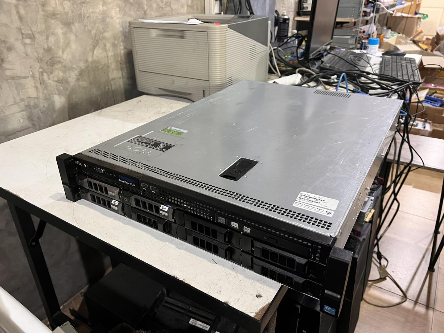 dell r520 2cpu 3tb เซิฟเวอร์มือสองพร้อมใช้งาน