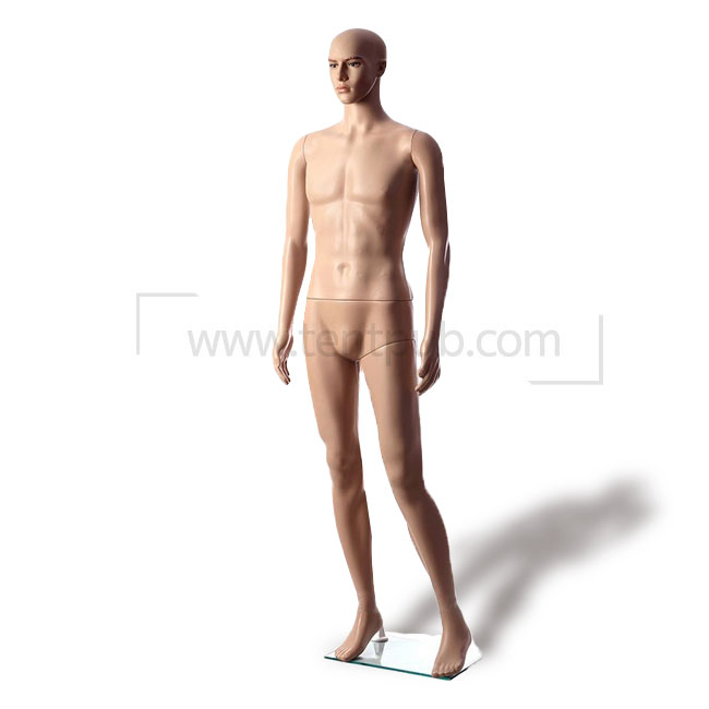 หุ่นพลาสติกเต็มตัวชาย แต่งหน้าสีเนื้อ (เลือกท่าด้านใน)